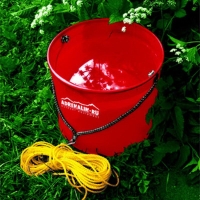 Ведро складное TSURIBITO Waterbag R цвет красный превью 1