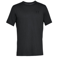 Футболка UNDER ARMOUR Sportstyle Left Chest Logo SS цвет Black