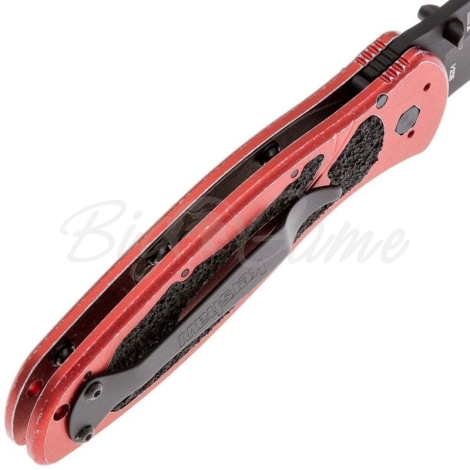 Нож складной полуавтоматический KERSHAW Blur сталь Carpenter CTS-BDZ1 рукоять Алюминий 6061-T6 цв. Черный / Красный фото 5