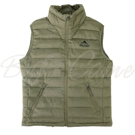 Жилет SKRE Ptarmigan 850 Ultra Down Vest цвет Olive Green фото 1