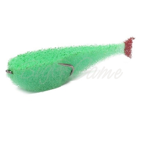 Поролоновая рыбка LEX Classic Fish CD UV 7 GBGBB (зеленое тело / зеленая спина / красный хвост) фото 1
