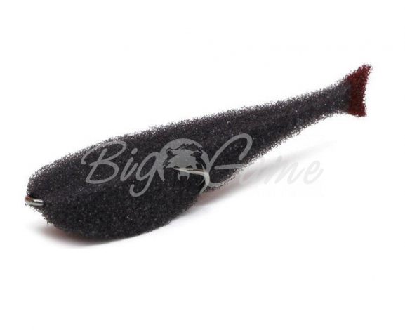 Поролоновая рыбка LEX Classic Fish CD 9 BB (черное тело / красный хвост) фото 1