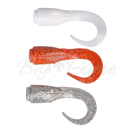Приманка SAVAGE GEAR 3D LB Hard Eel Short Tails 17 (3 шт.) цв. Orange/ Silver/ White фото 1