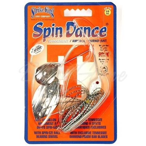 Спиннербейт STRIKE KING Spin Dance Spinnerbait 10,5 г цв. white фото 1
