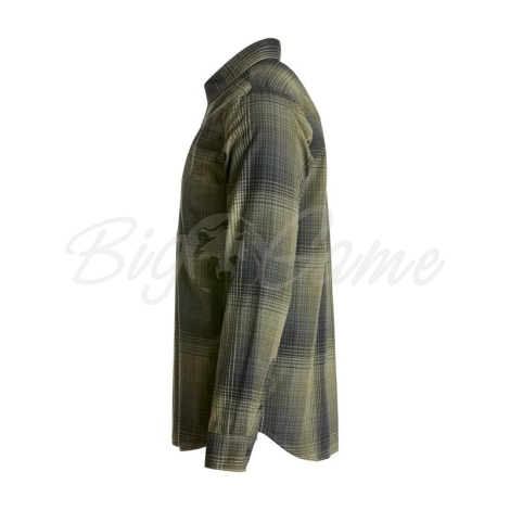 Рубашка KING'S Modern Button Flannel цвет Olive Plaid фото 7