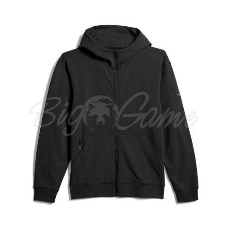 Толстовка SITKA Essential Full Zip Hoody цвет Black фото 11