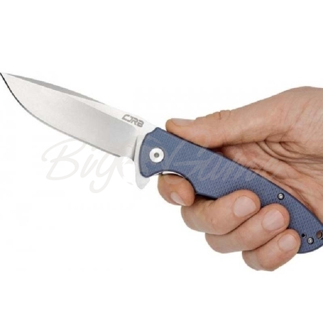 Нож CJRB CUTLERY Taiga D2 цв. серый фото 4