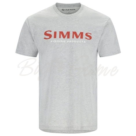 Футболка SIMMS Logo T-Shirt цвет Grey Heather фото 1