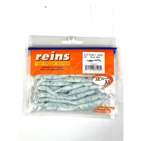 Твистер REINS Curly Shad 3,5" (14 шт.) код цв. L09 фото 1