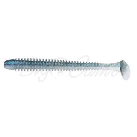 Виброхвост KEITECH Swing Impact 4,5" (6 шт.) цв. EA#22 Electric Silver Shiner фото 1