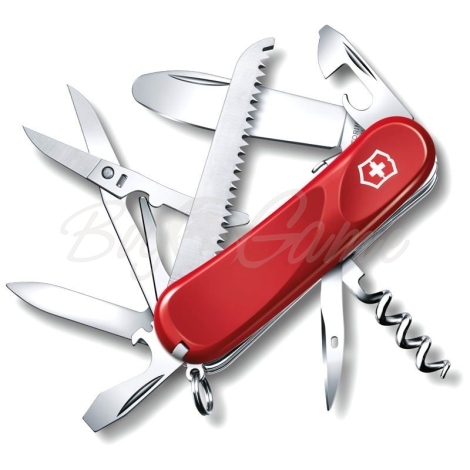 Нож VICTORINOX Junior 03 85мм 15 функций цв. красный фото 1