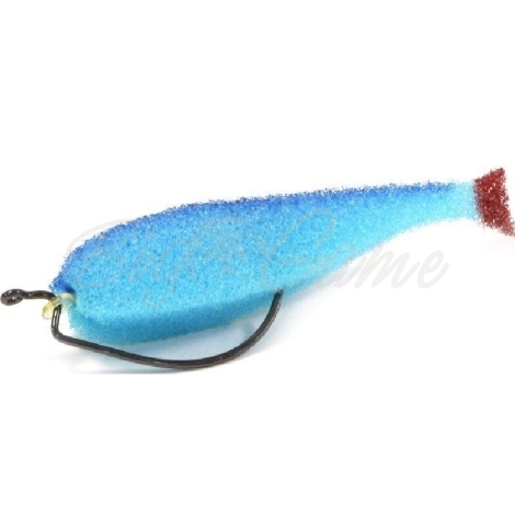 Поролоновая рыбка LEX Classic Fish 8 OF2 BLBLB (синее тело / синяя спина / красный хвост) фото 1