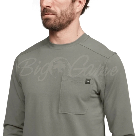 Лонгслив SITKA Foothills LS Crew цвет Field Gray фото 4