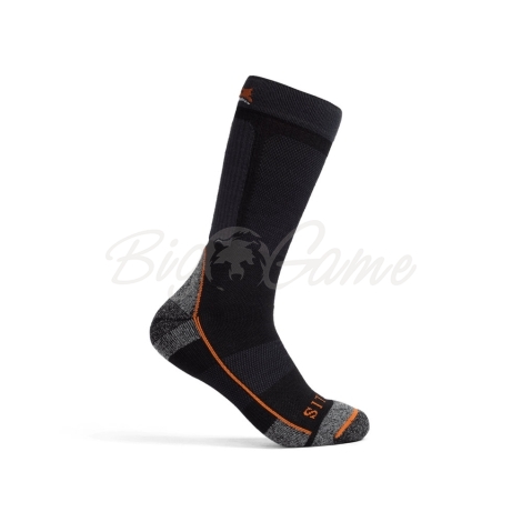 Носки SITKA Mid Wt Crew Sock цвет Black фото 4