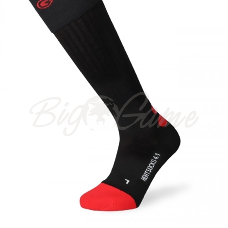 Носки с подогревом ALASKA Heated Socks цвет Black / Orange фото 1