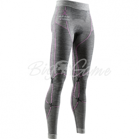 Кальсоны X-BIONIC Apani 4.0 Merino Pants Wmn цвет Черный / Серый / Розовый фото 1