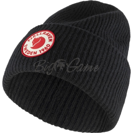 Шапка FJALLRAVEN Logo Hat цвет Black фото 1