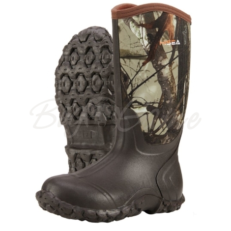 Сапоги HISEA Mid-Calf Rain Boots цвет Camo / Brown фото 2