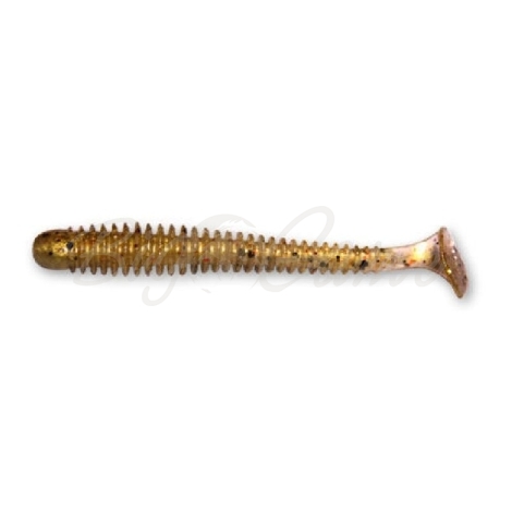 Виброхвост CRAZY FISH Vibro Worm 3,4" (5 шт.) зап. креветка, код цв. 28 фото 1