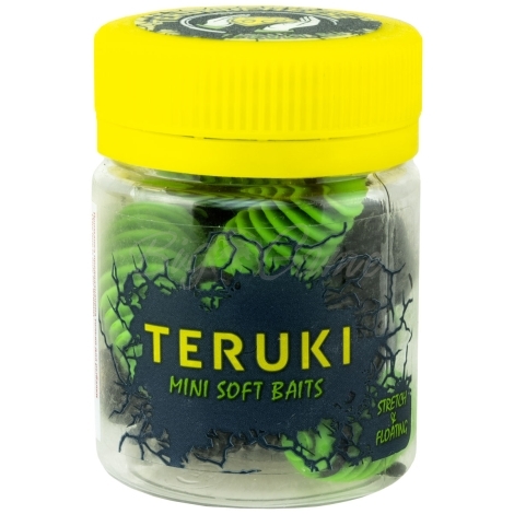 Слаг TERUKI Costa 6,5 см (6 шт.) зап. сыр цв. Green/Black фото 3