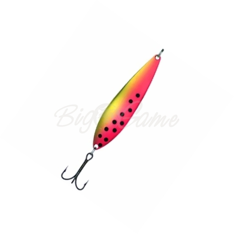 Блесна колеблющаяся KUUSAMO Lohi 95/21 код цв. R/Ye-C фото 1