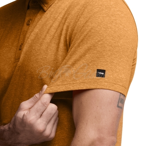 Футболка SITKA Essential SS Polo цвет Ember Heather фото 2
