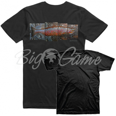 Футболка SIMMS DeYoung Salmon T-Shirt цвет Black фото 1