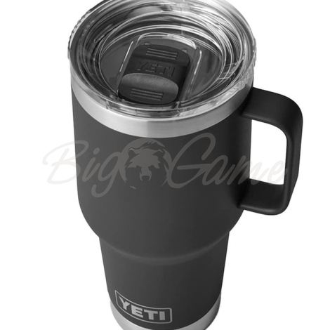 Термокружка YETI Rambler Travel Mug 887 цвет Black фото 3