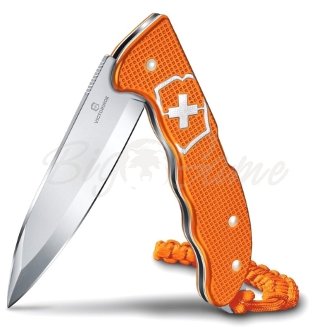 Швейцарский нож VICTORINOX Hunter Pro Alox LE 2021 136 мм, сталь 1. 4116, рукоять алюминий, цв. оранжевый фото 3