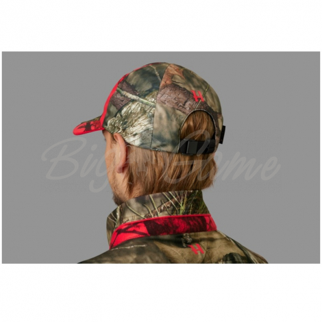 Кепка HARKILA Moose Hunter 2.0 GTX cap цвет Mossy Oak Break-Up Country/Mossy Oak Red фото 2