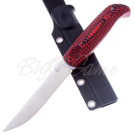 Нож OWL KNIFE North-S сталь N690 рукоять G10 черно-красная фото 1