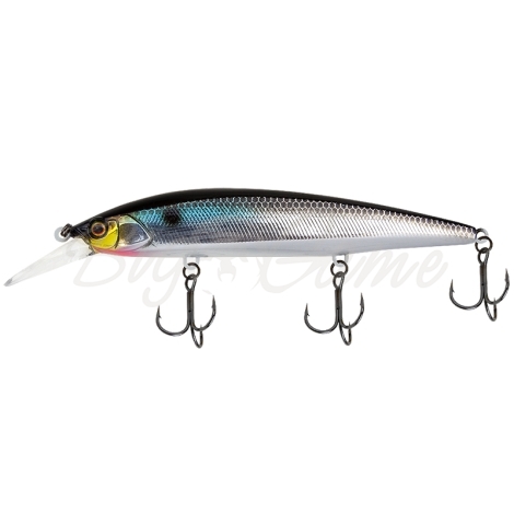 Воблер JACKALL Rerange 110SP MR цв. hl bora silver & black фото 2