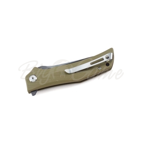 Нож складной BESTECH Scimitar сталь D2 рукоять G-10 бежевая фото 3