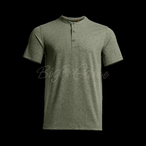 Футболка SITKA Essential SS Henley цвет Olive Green Heather фото 10