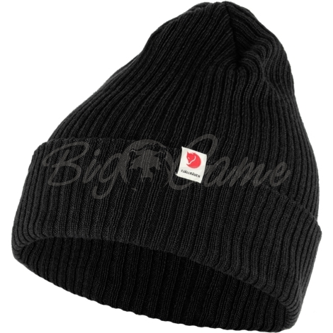 Шапка FJALLRAVEN Rib Hat цвет Black фото 1