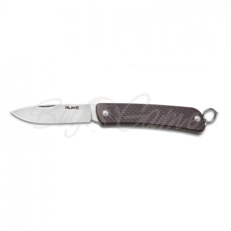 Нож складной RUIKE Knife S11-N цв. Коричневый фото 6