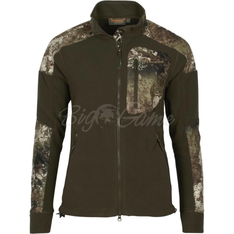 Толстовка PINEWOOD WS Smaland Hunters Camou Fleece Jacket цвет Hunting Brown / Strata фото 1