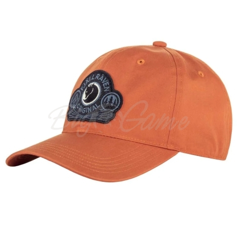 Кепка FJALLRAVEN Classic Badge Cap цвет Terracotta Brown фото 1