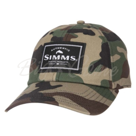 Кепка SIMMS Single Haul Cap цвет CX Woodland Camo фото 1