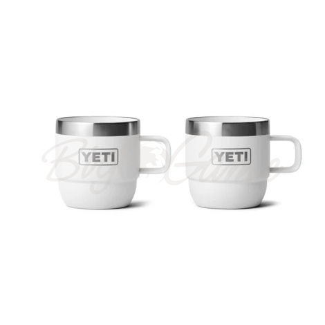 Термокружка YETI Rambler Espresso Stackable Mug (2 шт.) 180 цвет White фото 1