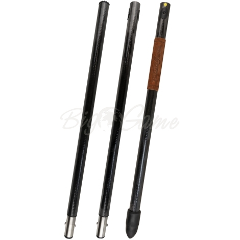 Карбоновый посох WAIDTOOL Jaggerstock Hunting Poles Carbon 3 Parts с кожаной вставкой фото 1