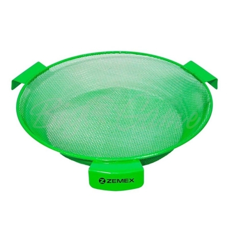 Сито ZEMEX Металлическое ячейка 4,5 мм для ведра 25 л цв. Зелёный фото 1