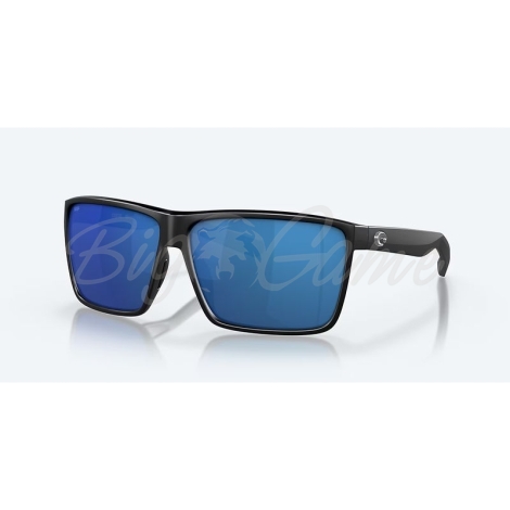 Очки поляризационные COSTA DEL MAR Sampan 580G р. XL цв. Matte Black цв. ст. Blue Mirror фото 1
