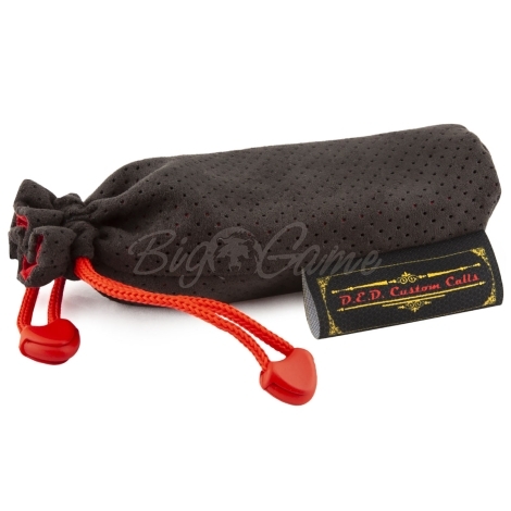 Манок на белолобого гуся D.E.D CUSTOM CALLS Зов вдовы Call of widow Short barrel (делрин) цв. Белый со светло-фиолетовыми разводами фото 2