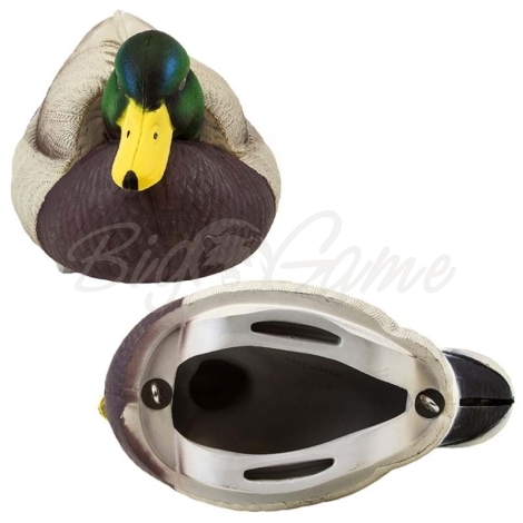 Комплект чучел LIFETIME DECOYS New Flex Float Mallards 4 селезня 2 утки фото 9