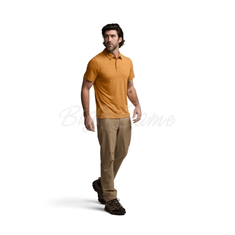 Футболка SITKA Essential SS Polo цвет Ember Heather фото 9