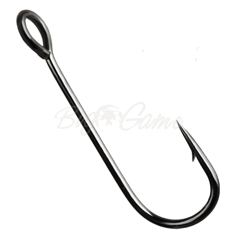 Крючок одинарный CRAZY FISH Round Bent Joint Hook №4 (10 шт.) фото 5