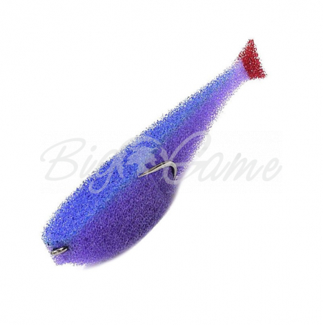 Поролоновая рыбка LEX Classic Fish CD 11 LBLB  (сиреневое тело / синяя спина / красный хвост) фото 1