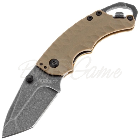 Нож складной полуавтоматический KERSHAW Shuffle II сталь 8Cr13MoV рукоять Термопластик цв. Песочный фото 1