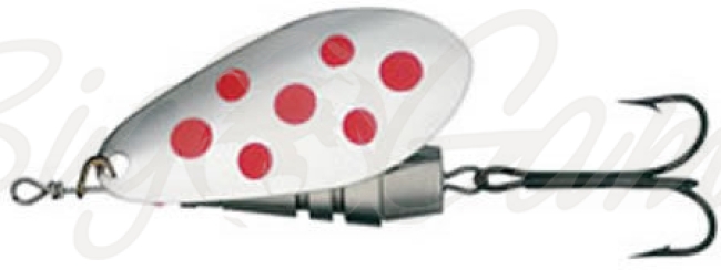 Блесна вращающаяся KUUSAMO Taimen-Lippa 50/18 код цв. S-R  фото 1